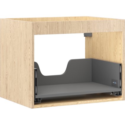 Mexen Box-A, závěsná skříňka 60 cm, 1 zásuvka, dub, 91AX0-0600-470-1-81