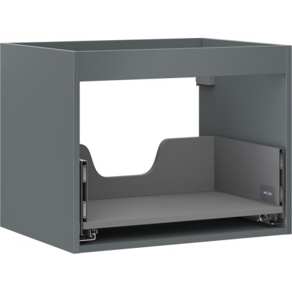 Mexen Box-A, závěsná skříňka 60 cm, 1 zásuvka, grafitová matná, 91AX0-0600-470-1-66