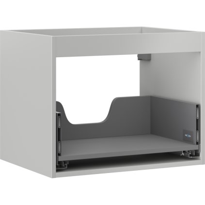 Mexen Box-A, závěsná skříňka 60 cm, 1 zásuvka, šedá matná, 91AX0-0600-470-1-62