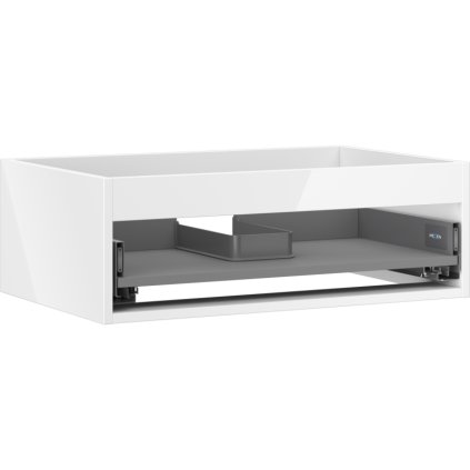 Mexen Box-A, závěsná skříňka 70 cm, 1 zásuvka, bílá lesklá, 91AX0-0700-235-1-00