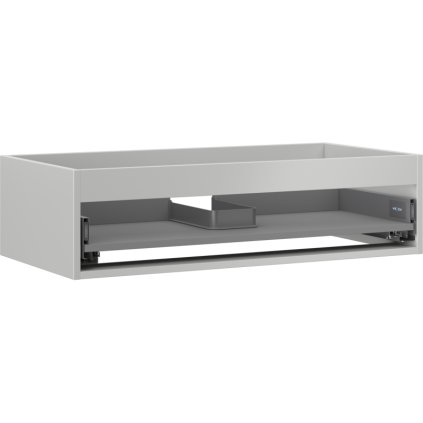 Mexen Box-A, závěsná skříňka 90 cm, 1 zásuvka, šedá matná, 91AX0-0900-235-1-62