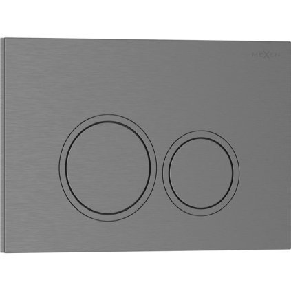 Mexen Tex 01, tlačítko pro splachování, broušený grafit, 6101-12