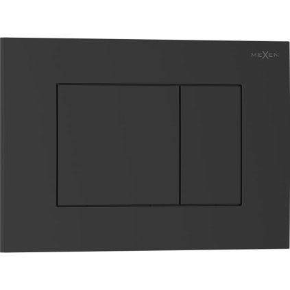 Mexen Tex 02, tlačítko pro splachování, černá matná, 6102-02