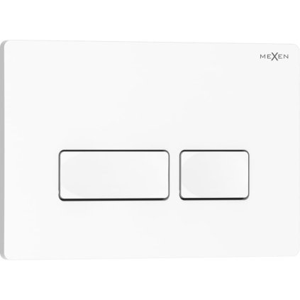 Mexen Tex 04, tlačítko pro splachování, bílá lesklá, 6104-01