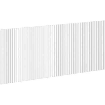 Mexen, Rýhované čelo pro korpus koupelnové skříňky 120 x 43,5 cm, bílá matná, 91A20-1200-470-1-01