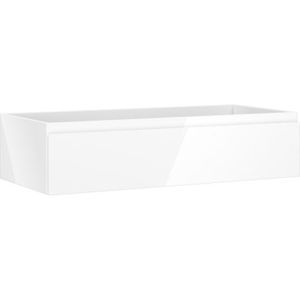 Mexen Orio, koupelnová skříňka 100 cm, 1 zásuvka, bílá lesklá, 91A10-10023-1-BF00