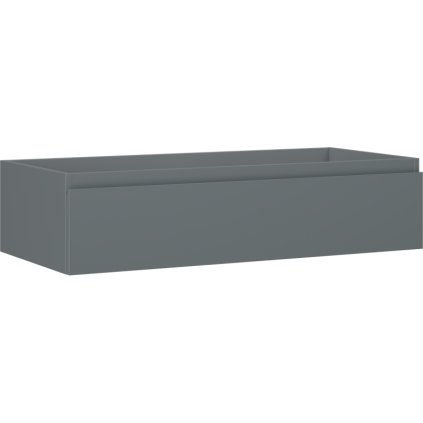 Mexen Orio, koupelnová skříňka 100 cm, 1 zásuvka, grafitová matná, 91A10-10023-1-BF66