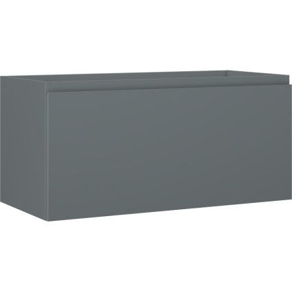 Mexen Orio, koupelnová skříňka 100 cm, 1 zásuvka, grafitová matná, 91A10-10047-1-BF66