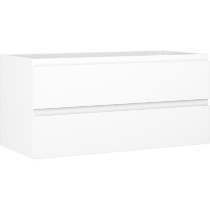 Mexen Orio, koupelnová skříňka 100 cm, 2 zásuvky, bílá matná, 91A10-10047-2-BFF01