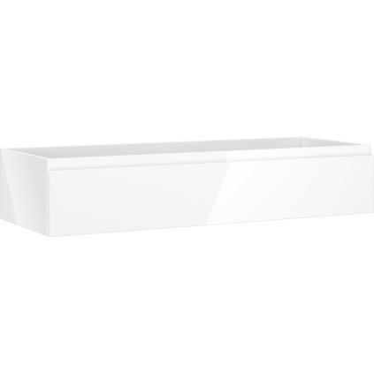 Mexen Orio, koupelnová skříňka 120 cm, 1 zásuvka, bílá lesklá, 91A10-12023-1-BF00