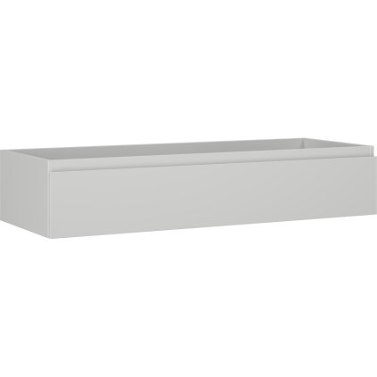 Mexen Orio, koupelnová skříňka 120 cm, 1 zásuvka, šedá matná, 91A10-12023-1-BF62