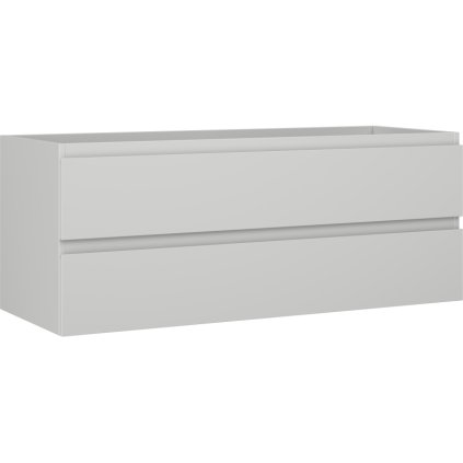 Mexen Orio, koupelnová skříňka 120 cm, 2 zásuvky, šedá matná, 91A10-12047-2-BFF62
