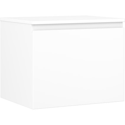 Mexen Orio, koupelnová skříňka 60 cm s horní částí, 1 zásuvka, bílá matná, 91A10-06047-1-BFC01