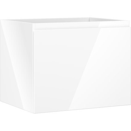 Mexen Orio, koupelnová skříňka 60 cm, 1 zásuvka, bílá lesklá, 91A10-06047-1-BF00