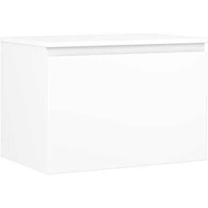 Mexen Orio, koupelnová skříňka 70 cm s horní částí, 1 zásuvka, bílá matná, 91A10-07047-1-BFC01