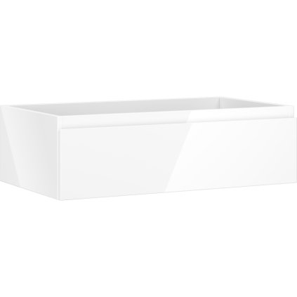 Mexen Orio, koupelnová skříňka 80 cm, 1 zásuvka, bílá lesklá, 91A10-08023-1-BF00