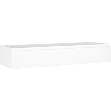 Mexen Orio, koupelnová skříňka pod umyvadlo 140 cm, 1 zásuvka, bílá matná, 91A10-14023-1-BF01