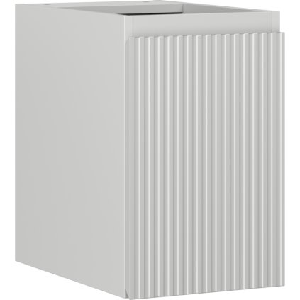 Mexen Rivel, koupelnová skříňka 30 cm, 1 dvířka, s drážkami, šedá matná, 91A21-03047-1-BF62