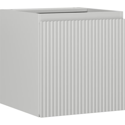 Mexen Rivel, koupelnová skříňka 45 cm, 1 dvířka, s drážkami, šedá matná, 91A21-04547-1-BF62