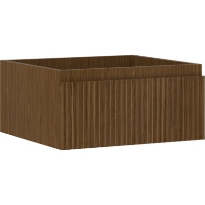 Mexen Rivel, koupelnová skříňka 50 cm, 1 zásuvka, drážkovaná, ořech, 91A20-05023-1-BF86