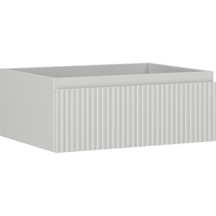 Mexen Rivel, koupelnová skříňka 60 cm, 1 zásuvka, drážkovaná, šedá matná, 91A20-06023-1-BF62