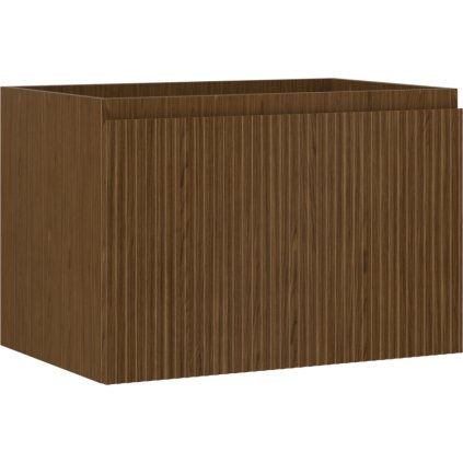 Mexen Rivel, koupelnová skříňka 70 cm, 1 zásuvka, drážkovaná, ořech, 91A20-07047-1-BF86