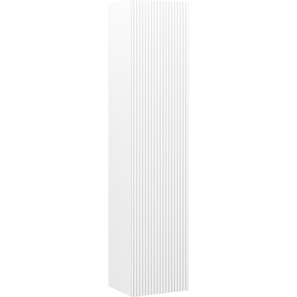 Mexen Rivel, koupelnový podstavec 35 cm, 1 dvířka, drážkovaný, bílý matný - 91A21-03016-1-BF01