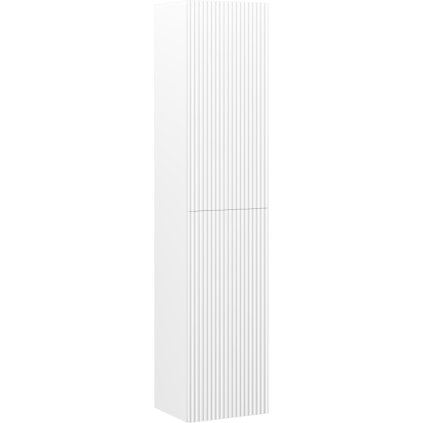 Mexen Rivel, koupelnový podstavec 35 cm, 2 dvířka, drážkované, bílá matná, 91A21-03016-2-BF01