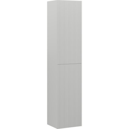 Mexen Rivel, koupelnový podstavec 35 cm, 2 dvířka, drážkovaný, matná šedá, 91A21-03016-2-BF62