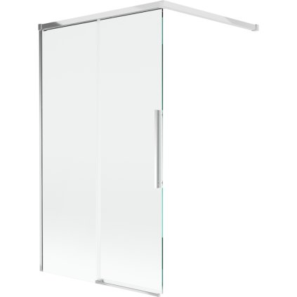 Mexen Rox, 2-křídlová posuvná vanová zástěna 140 x 150 cm, 8mm čiré sklo, chromový profil, 8C9-140-003-01-00