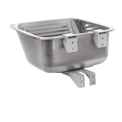 Kuchinox CHIOS, nerezová výlevka 450×450×200 mm, leštěná nerez, LAV-SKN_090A