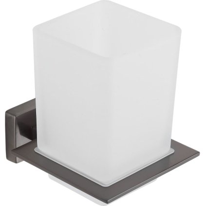 Mexen Arno, sklenice na zubní kartáčky, grafitová, 7020738-66