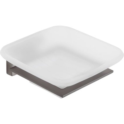 Mexen Arno, skleněná miska na mýdlo, grafitová, 7020739-66