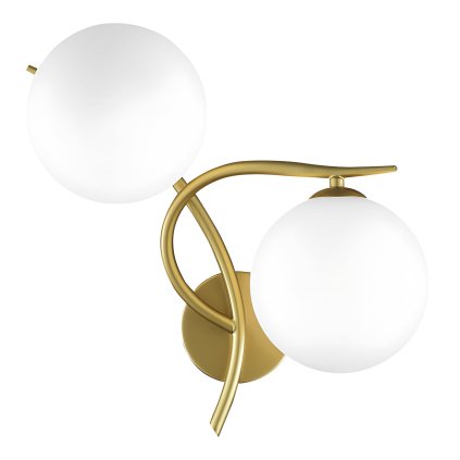 Rea, Nástěnné svítidlo LED G132-2W Gold, OSW-02606