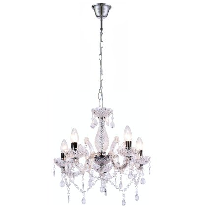 Rea, Stropní svítidlo EBT004-5CP TRANSPARENT, OSW-01258