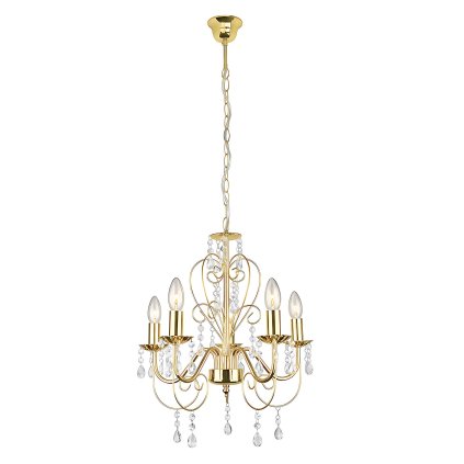 Rea, Stropní svítidlo EBT009-5CP GOLD, OSW-01244