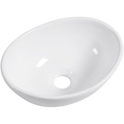 CERANO - Umyvadlo keramické Minio - na desku - černá matná - 34,5x26 cm, CER-CER-477008