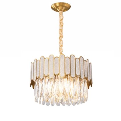 Toolight, stropní svítidlo 40cm, 6xE14, APP1746-4CP, zlatá, OSW-04045