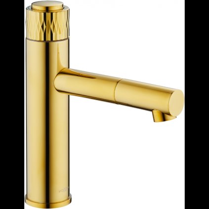 Mexen DIAMOND - Umyvadlová baterie, Zlatá, 71500-50