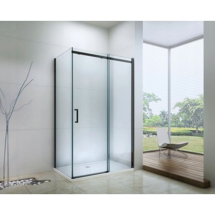 49276 6 mexen omega sprchovaci kut 140x70cm 8mm sklo cierny profil cire sklo 825 140 070 70 00