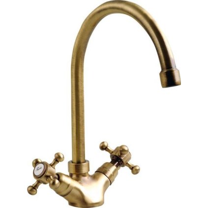 Reitano Rubinetteria, ANTEA stojánková dřezová baterie, výška 275mm, bronz, 3096