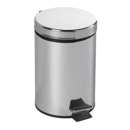 Aqualine, SIMPLE LINE odpadkový koš kulatý 3l, nerez lesk, 27103