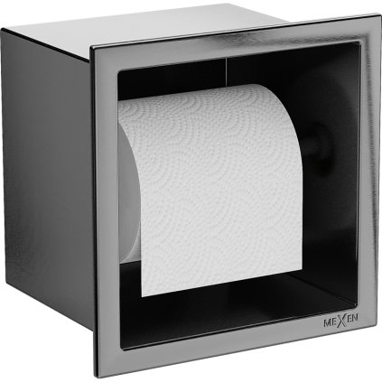 Mexen X-Wall-P, zapuštěný držák na toaletní papír, grafitová matná - 19E3