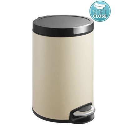 102255 sapho artistic odpadkovy kos 5l soft close bezova dr155