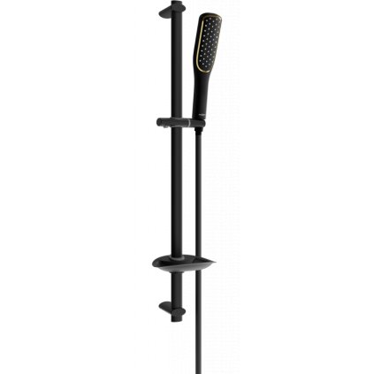 Mexen sprchový set DB49, černá/zlatá, 785494584-75