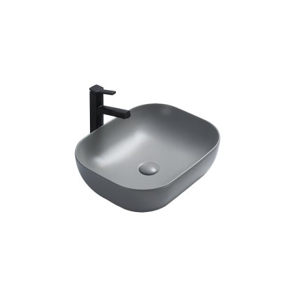 Mexen RITA umyvadlo, 45x32 cm, světle šedá, 21084561