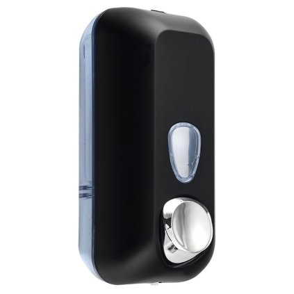 Sapho, COLORED dávkovač tekutého mýdla 550ml, ABS, černý matný, A71401NE