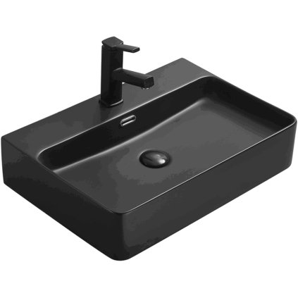Mexen LARA umyvadlo, 60x42 cm, černá-matná, 21166085