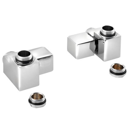 Sapho, CUBE COMBI připojovací sada ruční rohová, pravá, chrom, CP561S