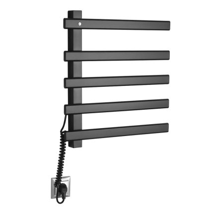 Sapho, ELCOR elektrický sušák ručníků 480x520x50mm, 85W, černá matná, EB530